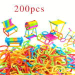 200-Piece Magic Wand Building Blocks Set for Kids & Teens - Smart Sticks 200 pieces (bag)