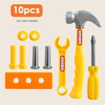 Kids Pretend Play Tool Set with Toolbox & Screwdriver 10–30 Pcs