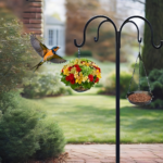 Heavy-Duty Adjustable Shepherd Hook – 4 Hooks & Anti-Tip Base