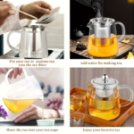 Heat-Resistant Glass Teapot & Water Pitcher