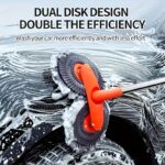 Adjustable Long-Handle Car Wash Mop – Microfiber Cleaning Brush