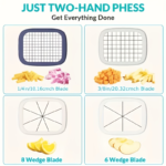 4-Blade Vegetable Grater & Mandoline Slicer Set