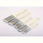 5-Piece Professional Paint Brush Set – Synthetic Bristles & Wood Handles