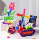 60-Piece Gear Building Blocks STEM Toy Set for Kids