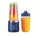 6-Blade 2-in-1 Portable Blender & Juicer with USB Charging 2 Cups