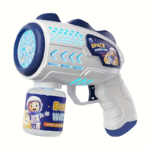 Automatic Space Light-Up Bubble Gun – Electric Kids Bubble Machine
