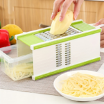 5-in-1 Square Vegetable Grater & Mandoline Slicer