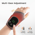 Heated Wrist Massager with Vibration Therapy