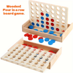 4-in-1 Deluxe Wooden Chess & Puzzle Game Set