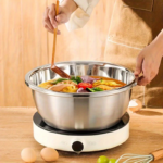 2-Piece Stainless Steel Micro-Pore Colander & Mixing Bowl Set