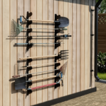 Broom & Garden Tool Holder Wall Mount – Heavy-Duty Storage Hanger