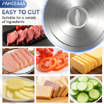200W Electric Deli Meat Slicer 0–15mm Adjustable Thickness