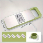 7-Piece Stainless Steel Vegetable Slicer & Grater Set