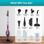 10-in-1 Multifunctional Steam Mop & Handheld Cleaner 1550W