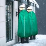 4-Pack Plant Covers for Winter – Zipper & Drawstring Frost Jackets