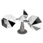 3D Rotating Reflective Bird Repeller – Outdoor Wind Pinwheel Deterrent - 1pc