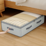 Large Clothing Storage Bag with Flip-Top Clear Window