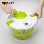 1.3-Gallon Manual Salad Spinner & Vegetable Washer Basket