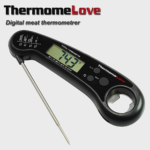 Instant-Read Digital Kitchen Food Thermometer for Cooking & Meat - Black