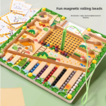 Magnetic Color & Number Maze Toy for Toddlers & Kids
