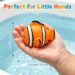 Light-Up Floating Sea Animal Bath Toys – No-Hole Water Toys for Tub & Pool