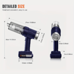 Cordless Handheld Vacuum Cleaner with High Suction for Pet Hair