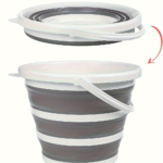 2.6 Gallon Foldable Bucket – Collapsible Water Bucket for Car Wash & Travel