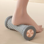 Plantar Fasciitis Foot Massage Roller – Manual Arch & Heel Relief Tool - Gray