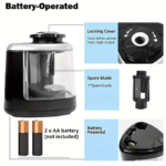 Automatic Electric Pencil Sharpener for Office, School & Home