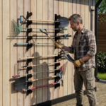Broom & Garden Tool Holder Wall Mount – Heavy-Duty Storage Hanger