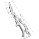 Heavy Duty Carbon Steel Kitchen Shears for Poultry & Meat
