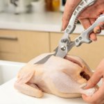 Heavy Duty Carbon Steel Kitchen Shears for Poultry & Meat