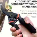 Titanium Alloy Pruning Shears – Heavy-Duty Garden Branch Cutter