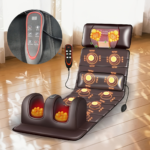 Full Body Heating Massager Mat with Neck & Foot Massagers
