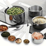 10-Piece Stainless Steel Measuring Cups & Spoons Set