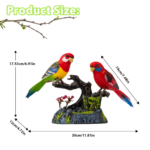 Interactive Electronic Toy Parrot with Sounds & Motion
