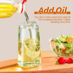 16 oz Glass Olive Oil Sprayer & Dispenser 2-in-1