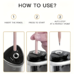 Automatic Electric Pencil Sharpener for Office, School & Home