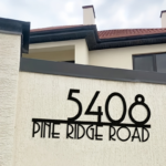 Custom Metal Room Number Sign – Wall-Mounted Address Plate