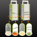 5-in-1 Square Vegetable Grater & Mandoline Slicer