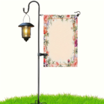 Garden Flag Holder Stand with Shepherd Hook – 4-Prong Base - 48inch-1pc