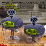 Manual Pull-String Garlic Press & Mini Vegetable Chopper