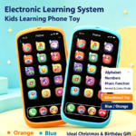 Kids Toy Phone with Music & Educational Games – Pretend Smartphone - Blue