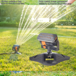 16-Nozzle Oscillating Lawn Sprinkler – 180° Rotatable Head