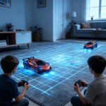 1:18 Remote Control Transforming Robot Car with LED Lights