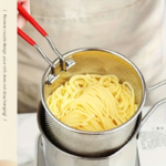 Stainless Steel Mini Deep Fryer Pot with Filter Rack