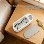 Portable Ultrasonic Jewelry Cleaner – Rechargeable USB Glasses & Watch Washer - Gray panel