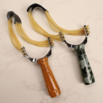 Heavy-Duty Aluminum Slingshot with Ergonomic Non-Slip Grip - Random Color / 1pc