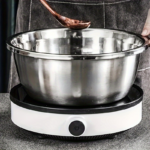 3-Piece Stainless Steel Mixing Bowl Set with Grinder & Colander