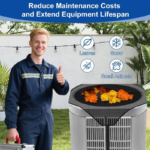 Universal Mesh Cover for Outdoor AC Units & Heat Pumps